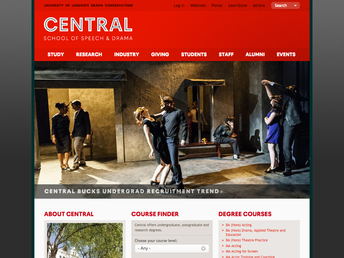 Central School of Speech and Drama - Homepage