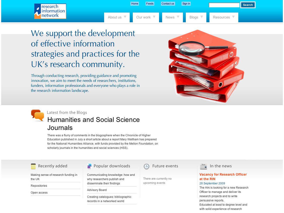 Research Information Network