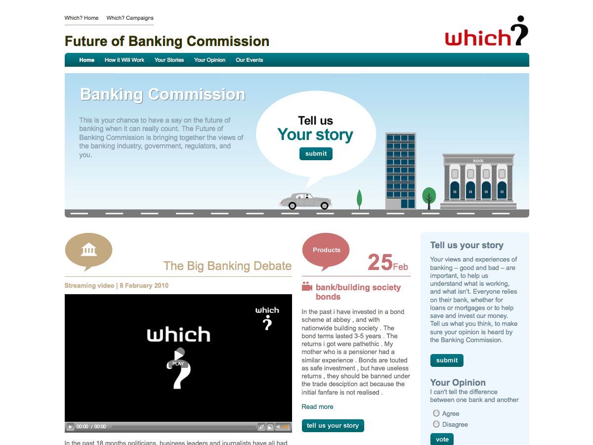 Which? Future of Banking