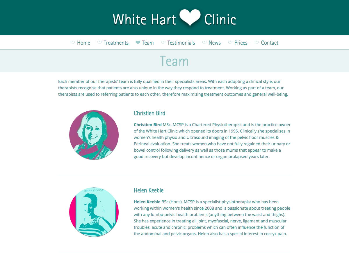 White Hart Clinic - The Team