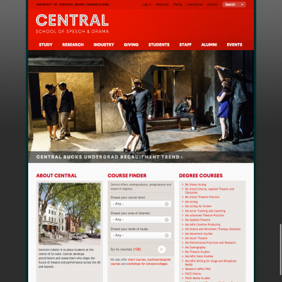 Central School of Speech and Drama - Homepage