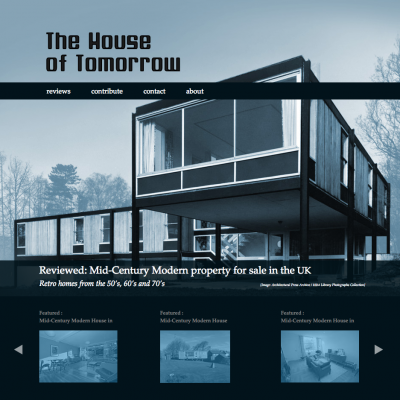House of Tomorrow - Home page