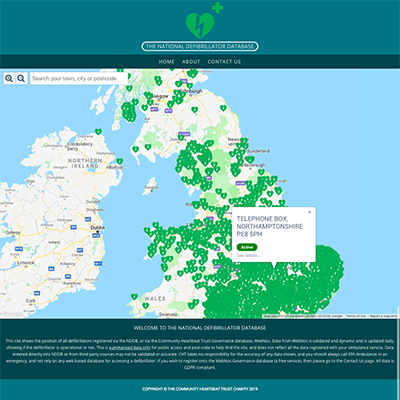 National Defibrillator Database