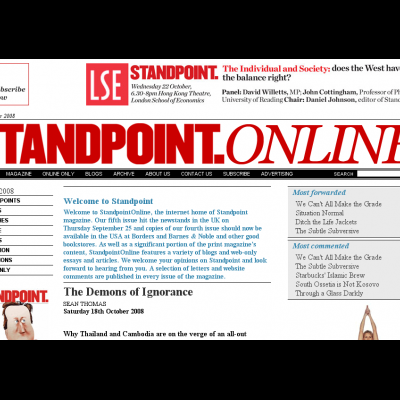 Standpoint Magazine